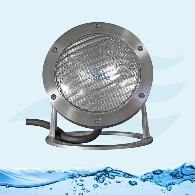 REFLECTOR de adosar direccionable PAR56, 300W, 12V, MR16, acero inox. 304, IP68 — imagen 2