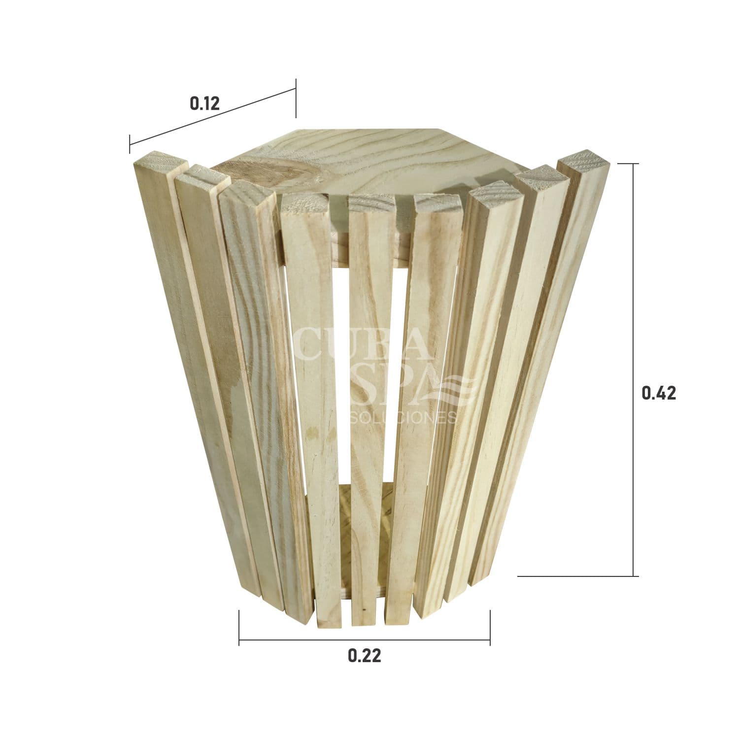 Luminaria de madera para sauna seco — imagen 5
