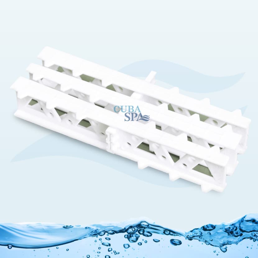 Rejilla perimetral para canaleta (1m. lineal) 245 mm H35 mm -Aquant — imagen 1