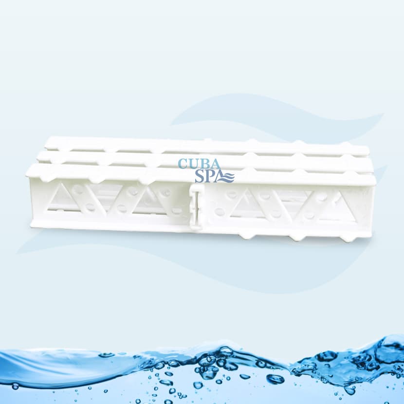 Rejilla perimetral para canaleta (1m. lineal) 245 mm H35 mm -Aquant — imagen 3