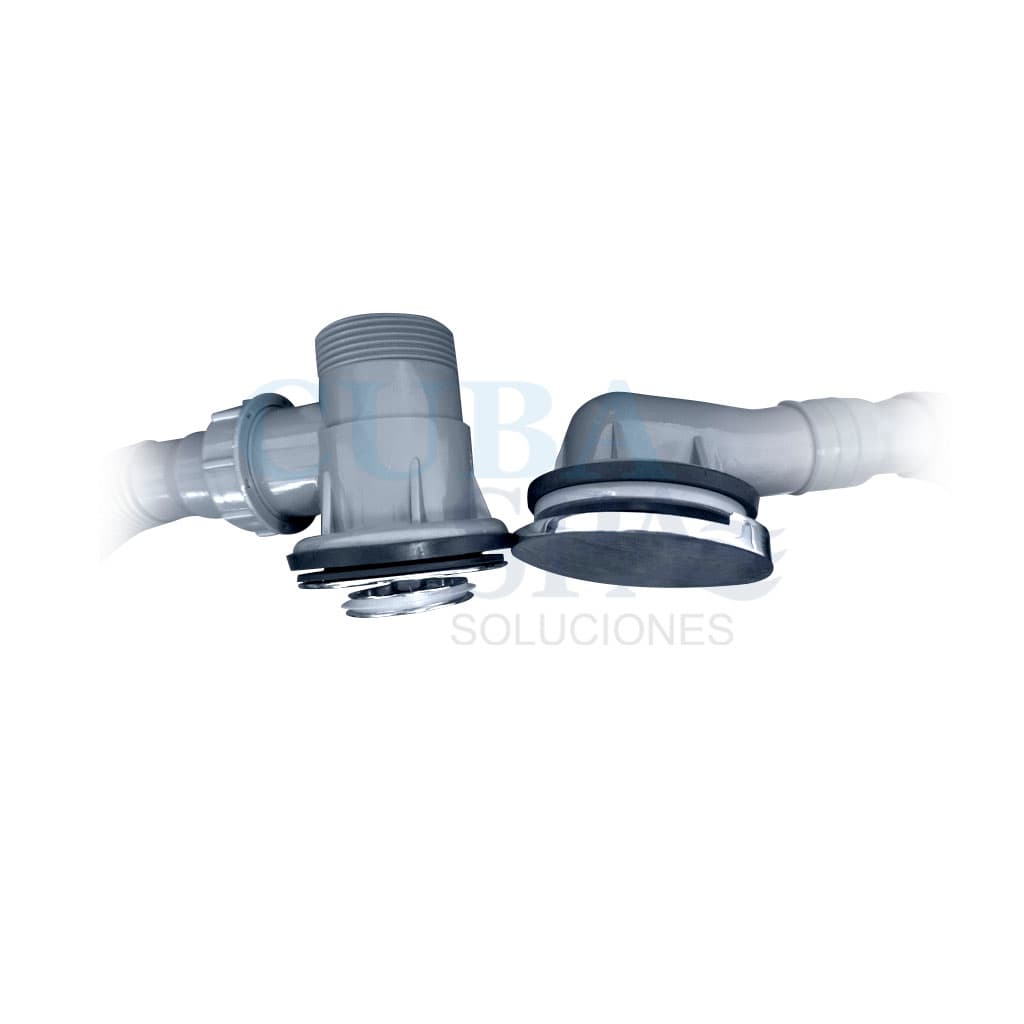 Desagüe Push (85cm) para Tina en ABS Cromado/Bronce — imagen 3