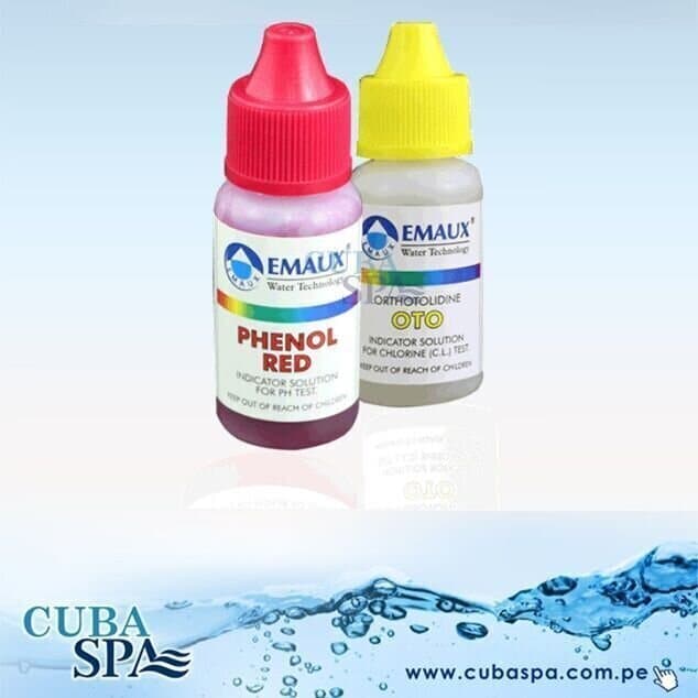 TEST MEDIDOR PARA PH Y CLORO EMAUX — imagen 2