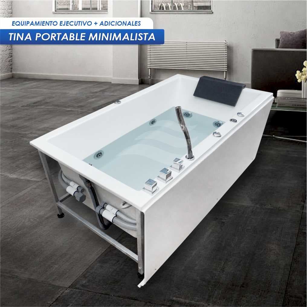 Tina Hidromasaje Rectangular - MINIMALISTA VI 1.70*0.80 — imagen 5