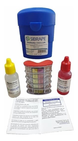 Kit para medir Cloro y pH SIBRAPE 1110008 — imagen 2
