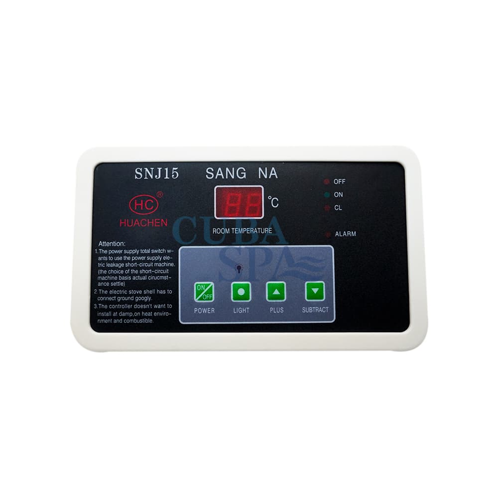 Control de temperatura para sauna SANG NA (SNJ15)