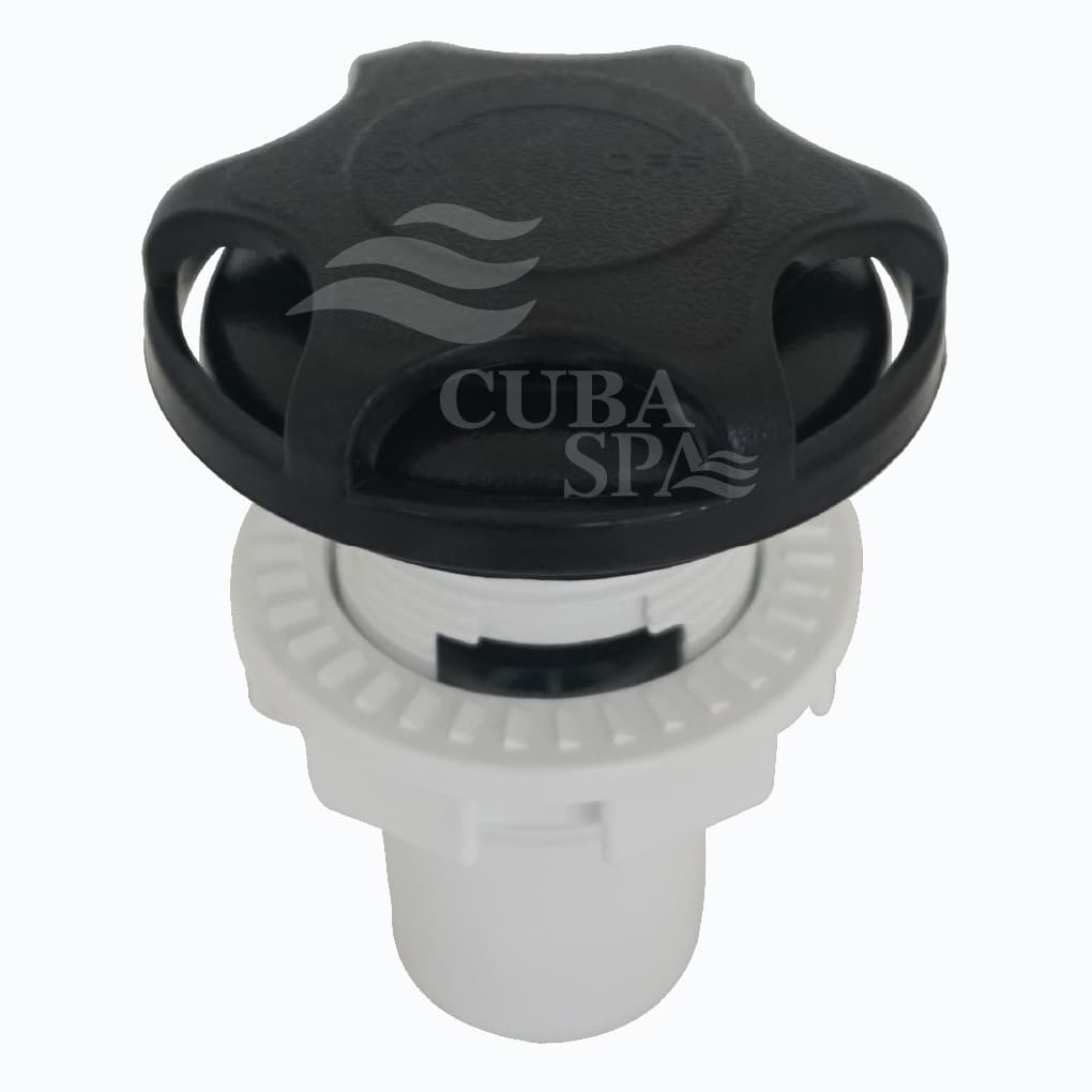 Control de aire Negro de 1"