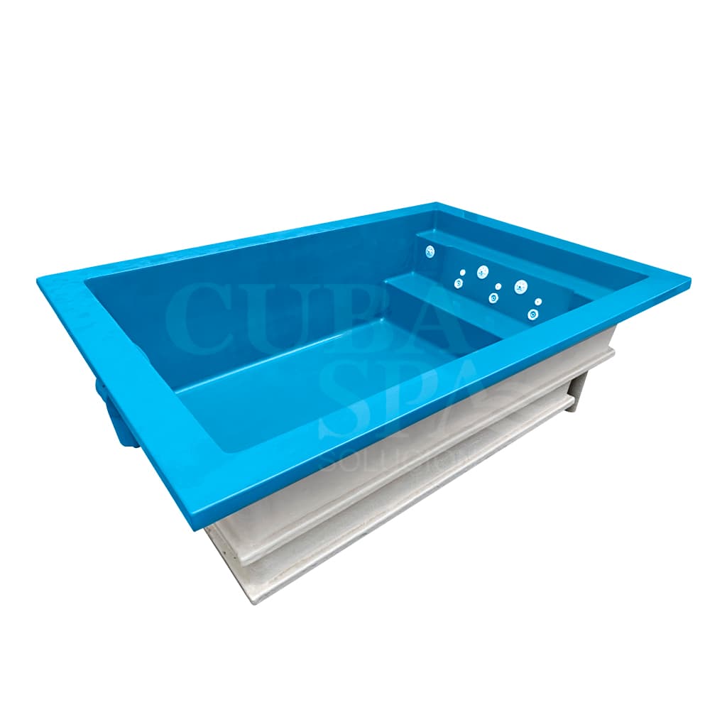 PISCINA EN FIBRA DE VIDRIO MODELO MINIMALISTA DE 3.50 x 2.50 x 1.00