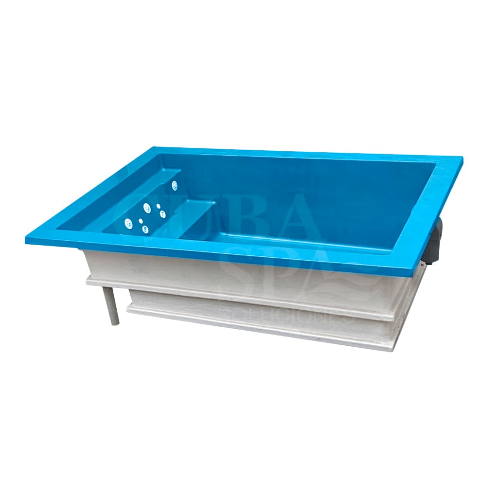 PISCINA EN FIBRA DE VIDRIO MODELO MINIMALISTA DE 3.50 x 2.50 x 1.00