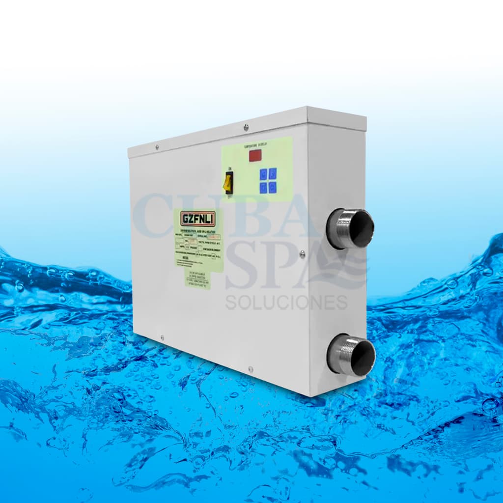CALENTADOR ELÉCTRICO PARA SPAS DE 15W TRIFASICO 380V
