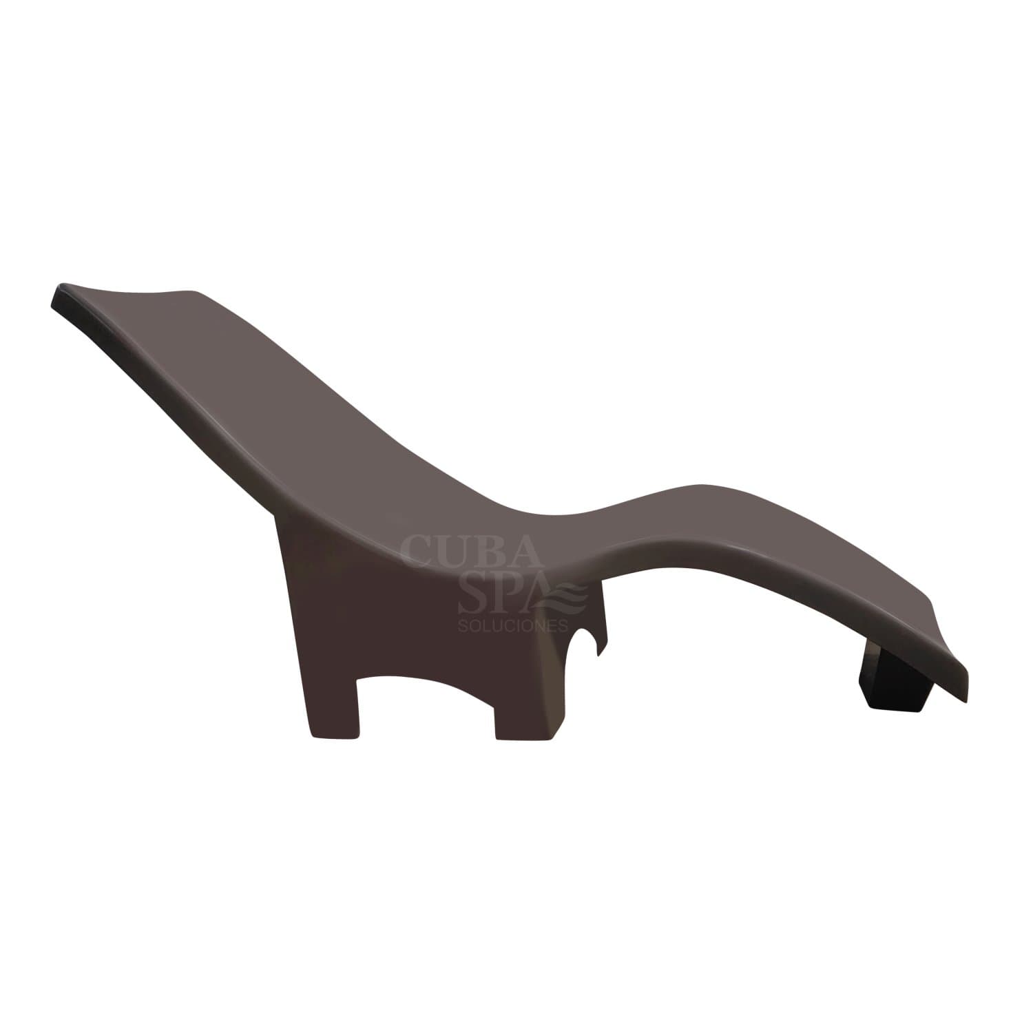 Tumbona de Fibra de Vidrio Modelo Lamas 170 x 55 cm | no sumergible al agua